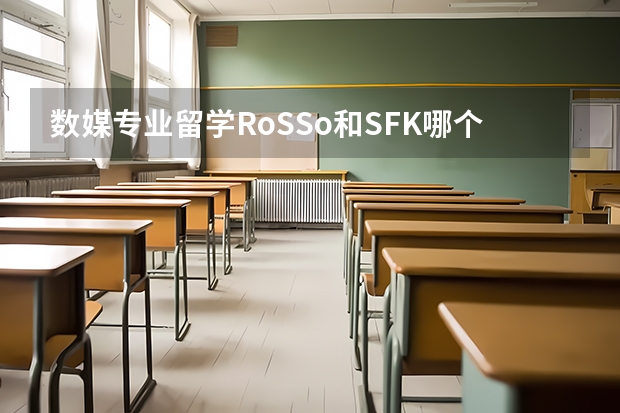 数媒专业留学RoSSo和SFK哪个好？